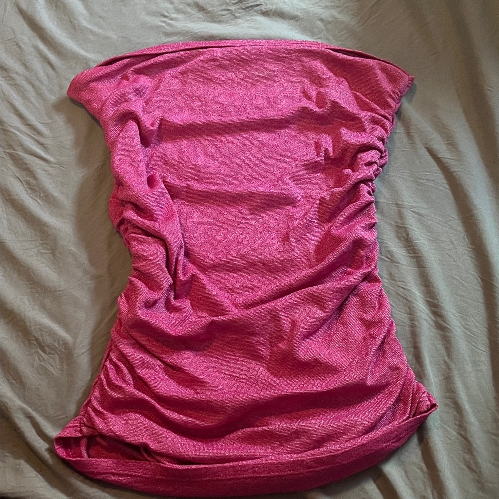 Elegant Pink Women's tube Top